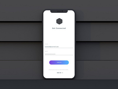Social Sign-up-Screen-concept UI concept screen signup social ui ux