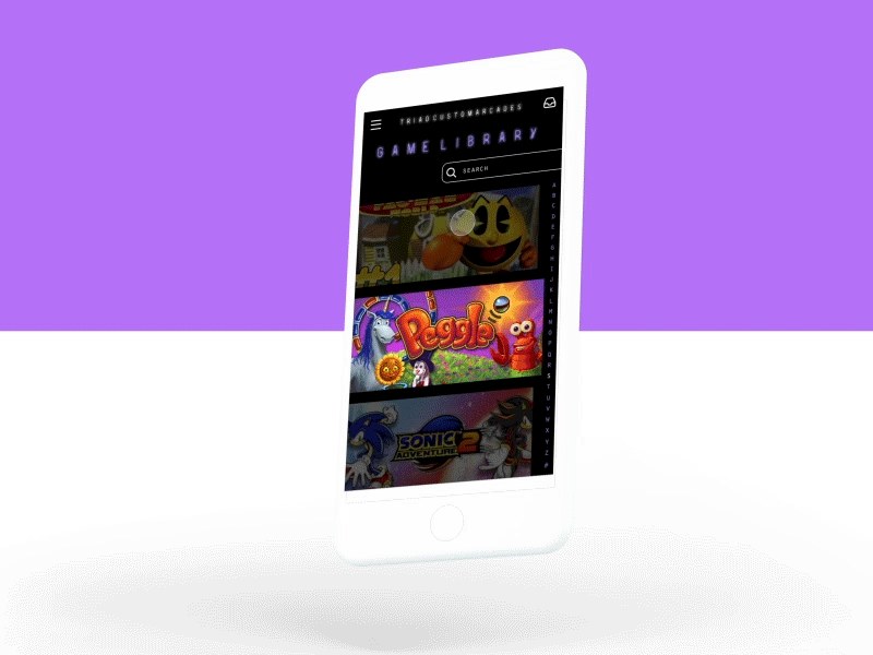 Game Selection & Leaderboard after effects animation arcade games leaderboard motion principle profile scroll selection ui ux