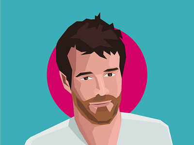 Polygon Portrait ai illustration illustrator polygon polygon art portrait vector