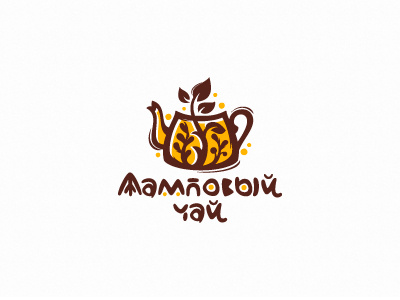 Cozy tea cozy logo logotype nature tea teapot