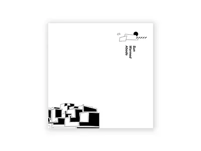 Sun Warmed Abode black and white home monochrome simple