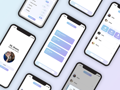 Don't Trust Your Mother - UI showcase app gradient iphone layout ui