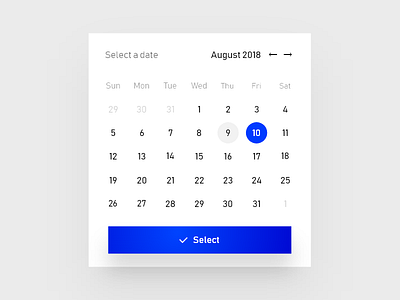 Daily UI #080 dailyui date date picker ui uiux web