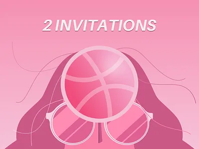 Invites For Dribbble design dribbble illustration invite