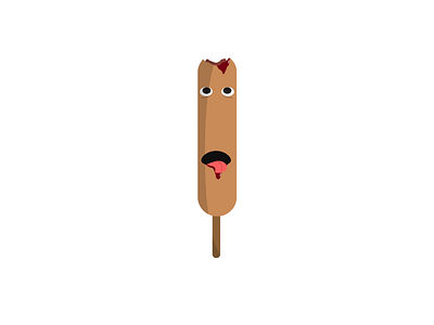 Everyone likes ketchup... right? 2d character design illustration