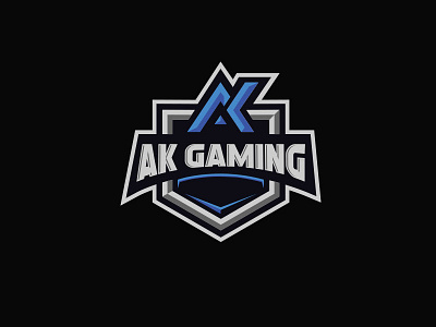 AK Gaming - eSports Mascot Logo clan clash royale esports esports logo game gaming mascot mascot logo shield sports