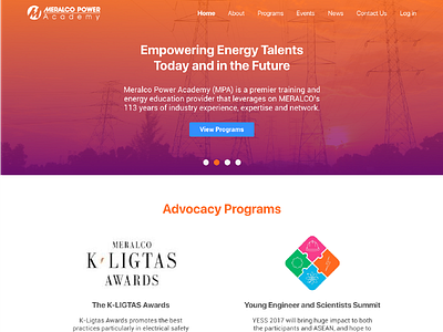 Meralco Power Academy meralco power academy mpa user experience website