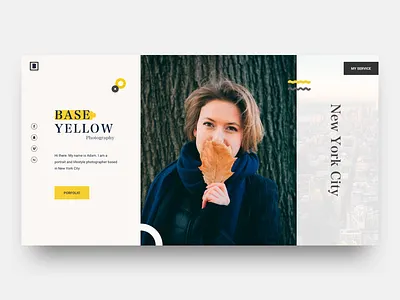 Base Yellow home home page new york city photography photos portfolio yellow