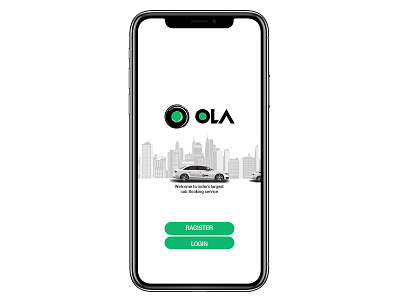 Ola-Spalsh interface mobile app ui ui user interface. websites. ui ux