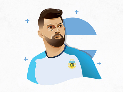 Sergio Agüero Illustration fifa 18 fifa fifa18 fifaworldcup football russia sport