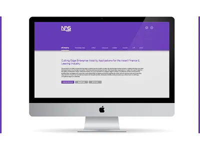 Website global homepage industry mobility web design website