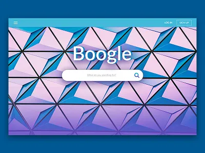 Daily UI challenge #022 - Search daily ui daily ui challenge google gradient search search engine ui design user interface web design webpage