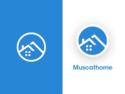 Muscathome Logo!! logo muscathome on demand service property app property logo
