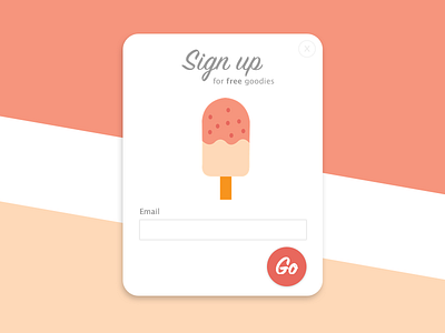 Sign up modal - Daily UI #001 001 dailyui dailyui001