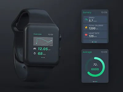 Smart watch app Concept apple concept smart watch