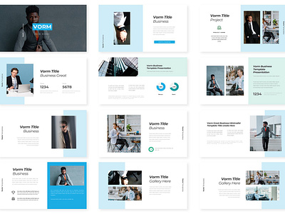 Vorm - Powerpoint Template by AQR Studio on Dribbble