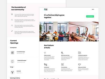 Design & Code Job Page culture job listing ui ux website