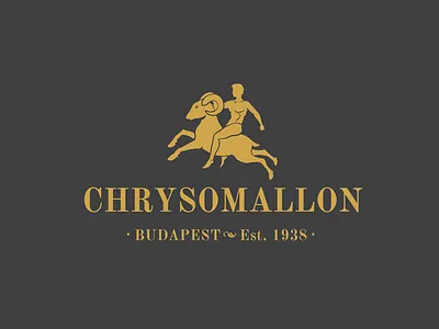 Chrysomallon Pocket Squares Logo brand chrysomallon fashion greek logo luxury pocket pocket squares square