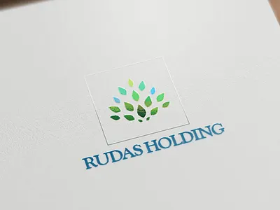 Rudas Holding Logo company corporate firm holding investment logo logo design luxury rudas tradition