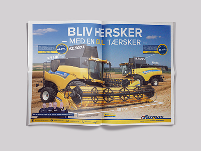 Pre-owned ad for harvesters ad brand design harvest newspaper ad pre owned