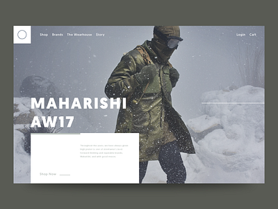 Oth Feature editorial feature layout minimal shop structure