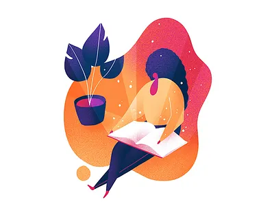 Storytime book character illustration story