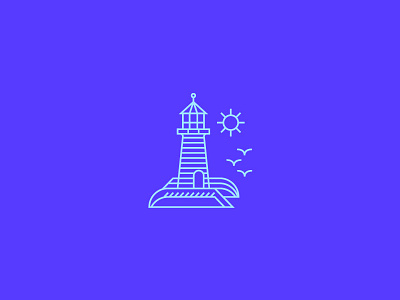 Lighthouse Icon icon lighthouse line art minimal