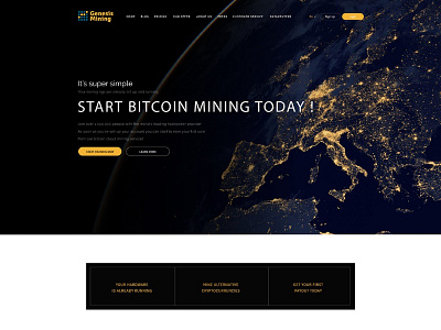 Crypto Mining Website - under constraction coin