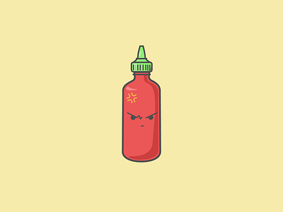 Hot Sauce avatar character chilli food hot sauce icon illustration sauce vector