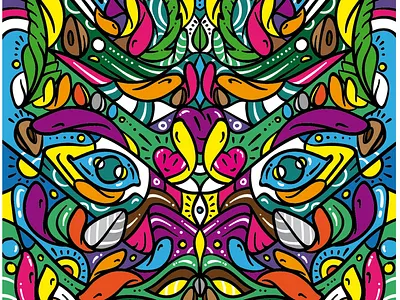 Fluidvision art design hypnotic idro51 illustration illustrators psychedelic style