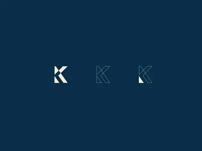 Kaia1 icons k letter k line art logo design logos typography