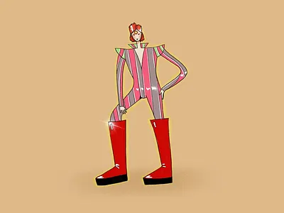 Bowie bowie character design david bowie