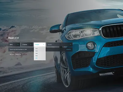 Landing bmw clean dropdown home hover landing m real saas ui ux x5