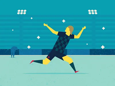 World Cup 2018: Croatia character croatia design flat football motion graphic spain world cup
