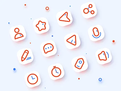 Icon design app buttons color design icon ios iphone lovely system ui