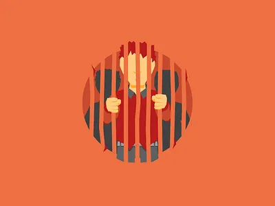 Jail Time bad guys bars behind bars cowboy enemy jail law red wanted western wild west