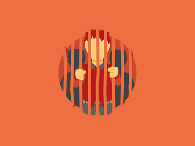 Jail Time bad guys bars behind bars cowboy enemy jail law red wanted western wild west