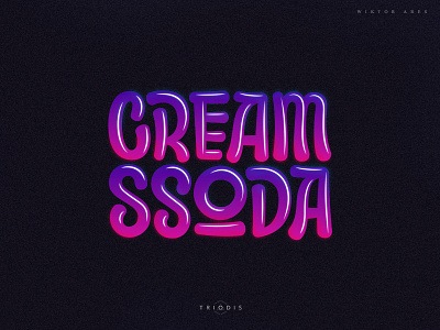 Cream ssoda game gamelogo high style letterin logo logotype music twitch typography