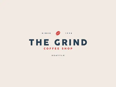 The Grind logo brand branding coffee identity logo logotype the grind visual