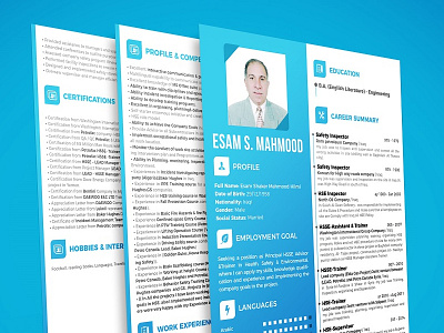 تصميم سيرة ذاتية احترافية cvnew