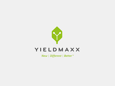 YieldMaxx Logo agronomy cube farm farming growth leaf logo science seed y yield