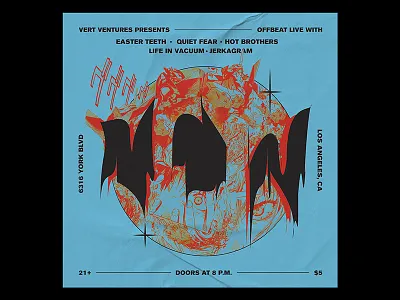 Promotional flyer customtype poster poster design typedesign typography