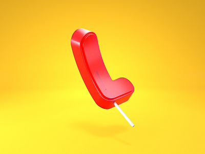 L = Lollypop 36 days of type 3d cinema4d illustration l lollypop render type typography c4d