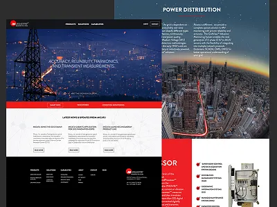 Micatu photonics ui web design