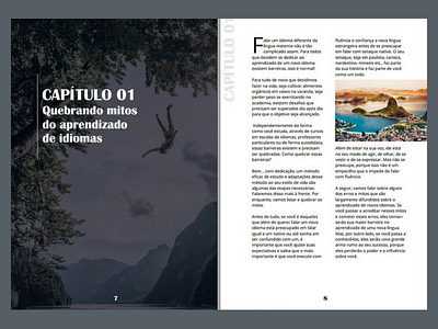 Layout Ebook design diagramacao ebook graphics layout