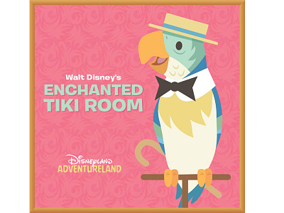 Tiki Room adventureland barker bird character design disney disneyland illustration jerrod maruyama jmaruyama tiki room