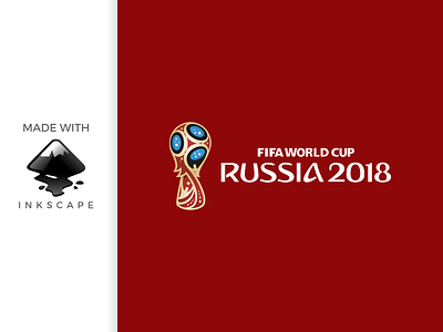 inkscape tutorial: making FIFA world cup russia 2018 logo cup fifa football inkscape russia soccer tutorial world