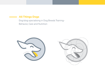 Dog Logo | All Things Dogs animal circle cute icon lamb logo negative pencil sheep sketch space