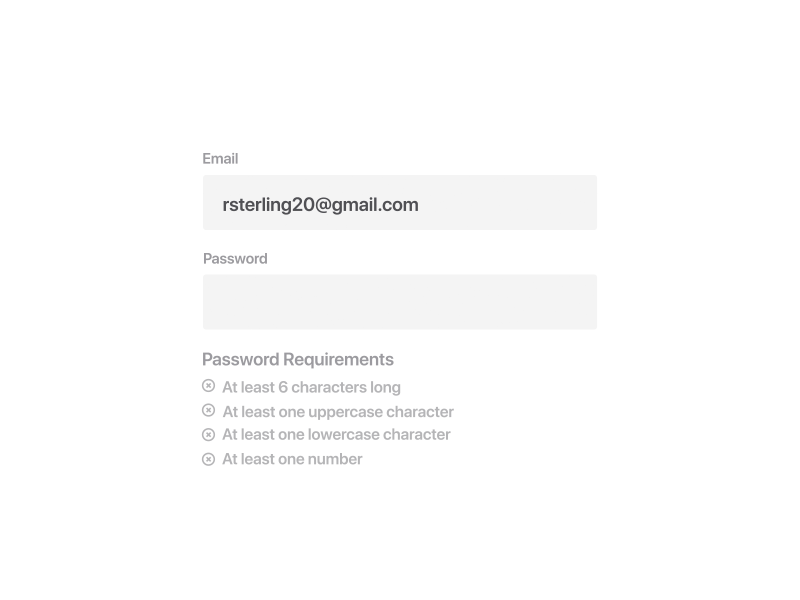 Password Feedback