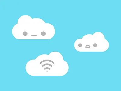 Who in the wifi? clouds cute internet kawaii wifi